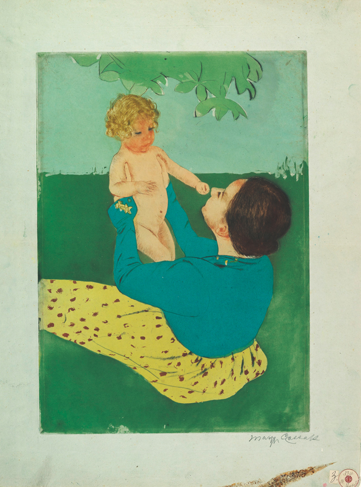  玛丽·卡萨特 Mary Cassatt —— 母亲与孩子 (10)